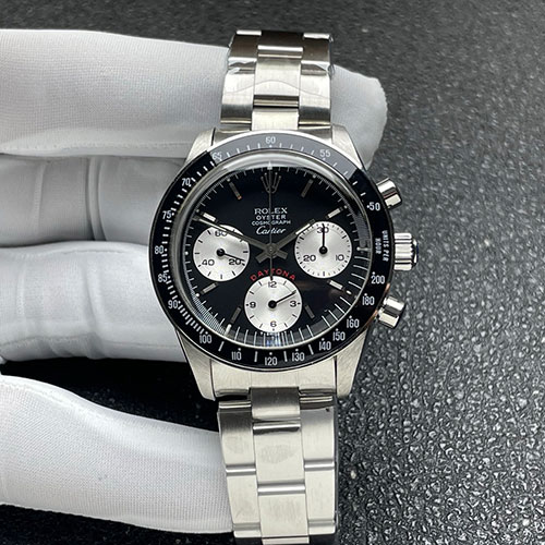 【TW工場】ロレックスコピー デイトナ6263 ブラック Cartier White Dial