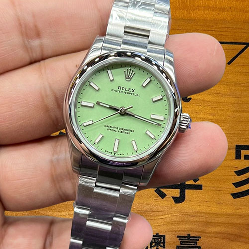 【GM製新作】ロレックスコピーn級 オイスターパーペチュアル 31 277200 ピスタチオ