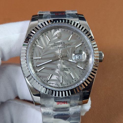 防水腕時計 人気 ROLEXコピー時計126334 デイトジャスト 41mm グレー 2813ムーブ搭載 AUTOMATIC デイト表示