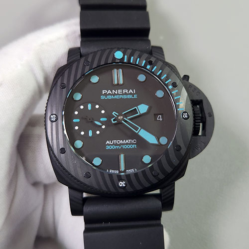 TT製 パネライコピー時計 PAM00960 サブマーシブル カーボテック 42mm カモメ2555ムーブメント搭載!