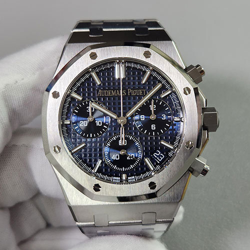 APS工場 オーデマピゲコピー ロイヤルオーク クロノグラフ 26240ST.OO.1320ST.05 ブルー 高揚感の高い時計
