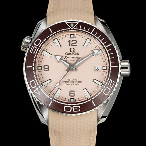 【TVS工場】オメガコピー シーマスター プラネットオーシャン 43.5MM 215.32.44.21.09.001 ベージュ SS ラバー 安心購入