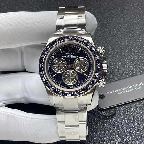 ADG製 Artisans de Genève改装 ロレックスコピー 116500LN コスモグラフ デイトナ 40mm ブルー 送料無料