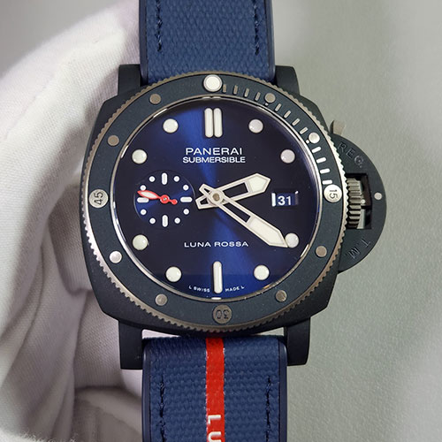VS工場人気のパネライコピー サブマーシブル クアランタクアトロ ルナ・ロッサ Ti-Ceramitech™ PAM01466 安心安全