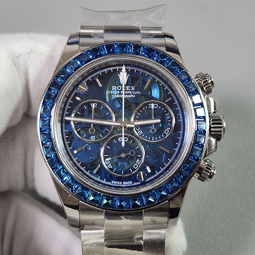 芸術性がある Artisans de Genève改装 ロレックスコピー コスモグラフ デイトナ 40mm ブルー 116500LN PPM製
