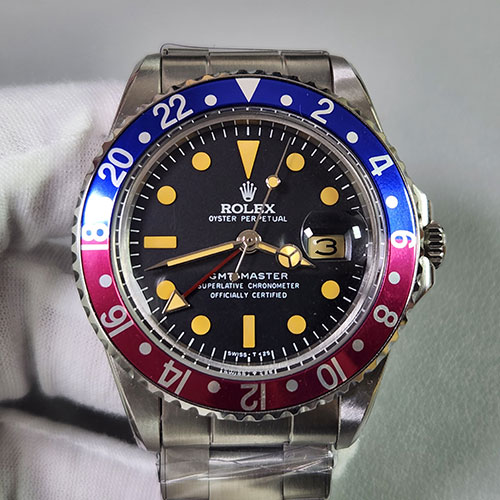 GM製高品質 ロレックススーパーコピー GMTマスター ミラー 1675 ブラック 品質5年連続№1