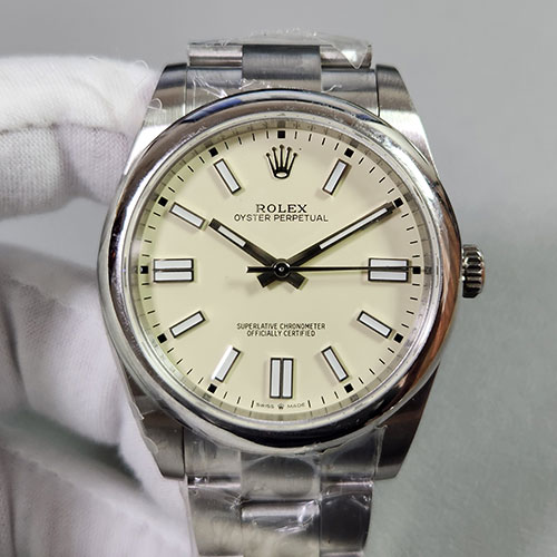 2025人気ロレックス 134300-0007 オイスターパーペチュアル 41mm ベージュ GM製スーパーコピー