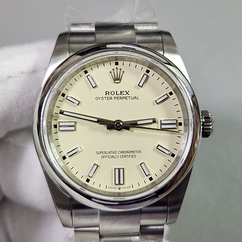 GM製 ロレックスコピー M126000-0012 オイスターパーペチュアル 36mm ベージュ 3230搭載 優良配送
