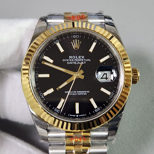 【XT製 最安値】ロレックスコピー デイトジャスト 41mm 126333 ブラック 人気がある