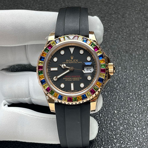 【GM工場 3135搭載】ロレックスコピー 116695SATS ヨットマスター 40mm 904L 優等商品