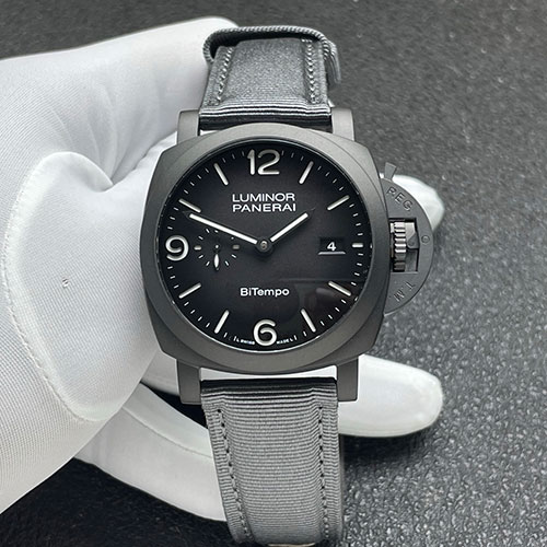 VS製 パネライコピー ルミノール ドゥエ PAM1467 Luminor BiTempo Titanium DLC 品質安心