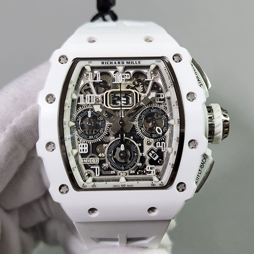 2024リシャール·ミルコピーn級 フライバック クロノグラフ RM11-03  ホワイトゴースト