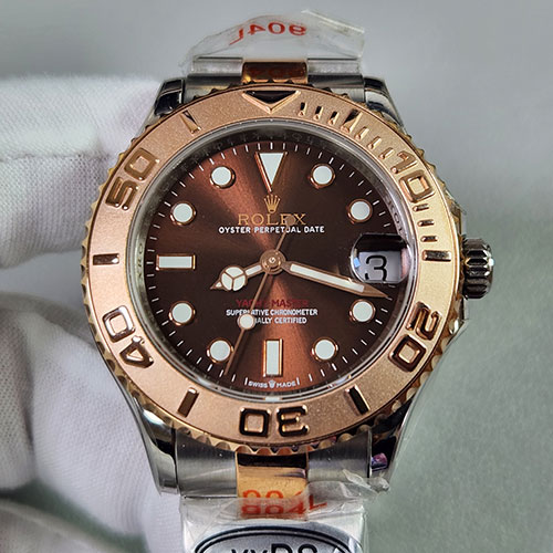 レプリカ通販ロレックス ヨットマスター 37 mm、M268621-0003、2836ムーブメント搭載！