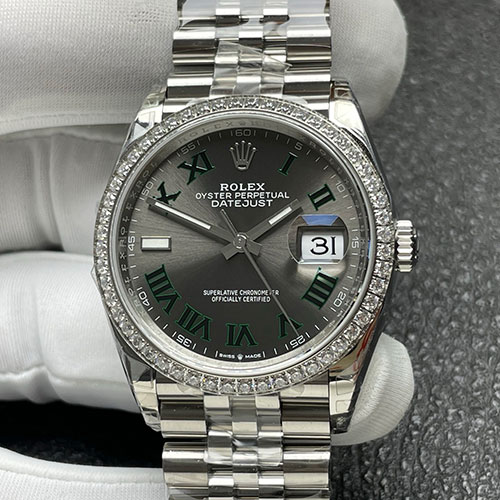 【GM製 3235搭載 】ロレックスコピーM126284RBR-0037 デイトジャスト 36mm グレー 国内大人気商品