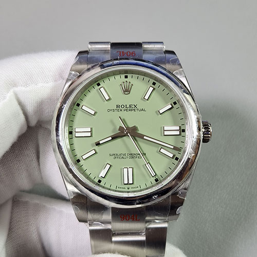 GM製 ロレックスコピー 134300 オイスターパーペチュアル 41mm ピスタチオグリーン 3230搭載 904L