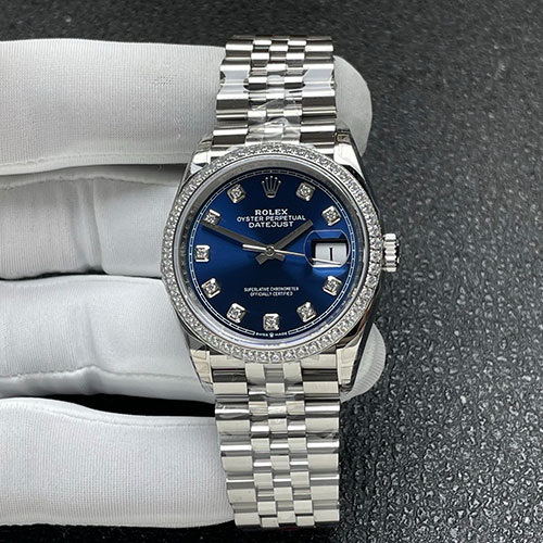 【GM製 ブルー】ロレックスコピーM126284RBR-0029 デイトジャスト 36mm 3235搭載 全国お届け