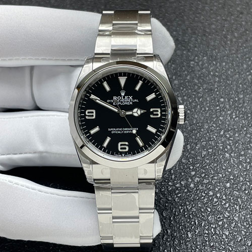VS工場製 ロレックススーパーコピーM124270-0001 エクスプローラー I ブラック 3230搭載 36mm 完成度が高い
