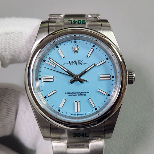 素敵な人気ブランド時計コピー ロレックス124300 オイスターパーペチュアル 41mm ターコイズブルー