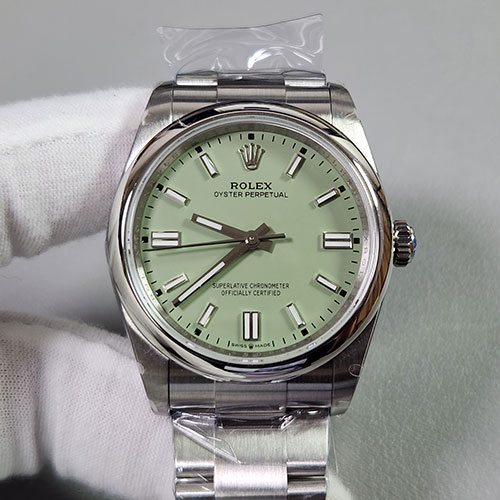 GM製 ロレックスコピー 126000 オイスターパーペチュアル 36mm ピスタチオグリーン 3230搭載 904L