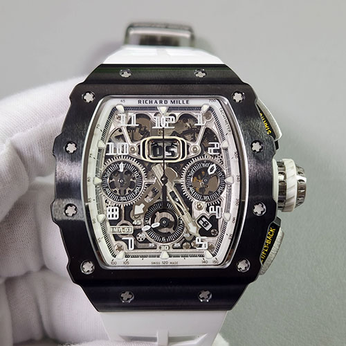最高精密RICHARD MILLE フライバック クロノグラフ RM11-03コピー WHITE GHOST 優れた品質