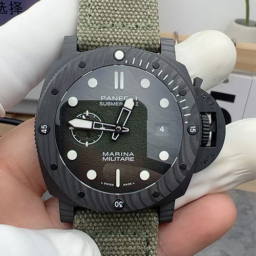 【VS工場 】希少モデル パネライ サブマーシブル マリーナ ミリターレ カーボテック - PAM01698