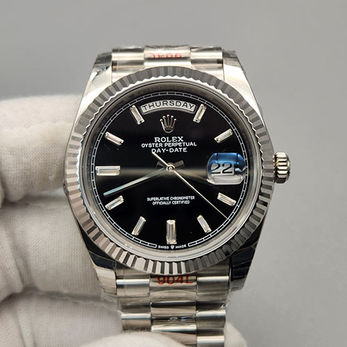 XT工場 ロレックスコピー デイデイト 40mm ブラック M228239-0005 高品質 最安値