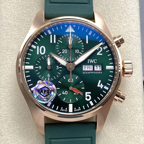 APS工場 IWCコピー インターナショナルウォッチカンパニー パイロットウォッチ クロノグラフ 41 IW388110 レッドゴールド