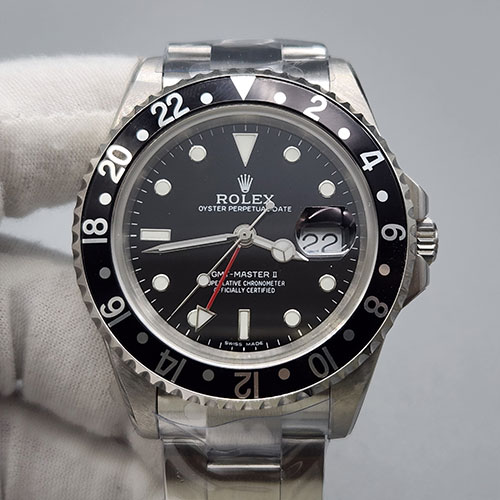 GM製ロレックスコピー 16710 GMTマスター II 40mm ブラック 最安値挑戦