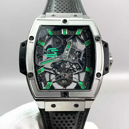 【JB製 レプリカ時計通販】 ウブロコピー トゥールビヨン バイ-アクシス レトログラード 906.NX.0129.VR.AES13