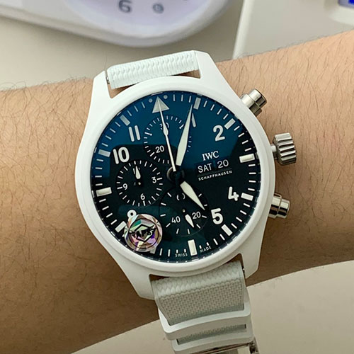 【APS工場製】IWC時計コピー パイロットウォッチ クロノグラフ トップガン レイク タホ IW389105