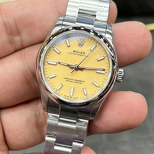 【GM製】ロレックスコピー 277200-0013 オイスターパーペチュアル 31mm ベージュ 品質安心