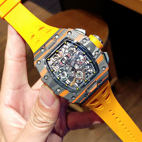 KU製工場製 リシャール·ミルコピー フライバック クロノグラフ RM 011-03 McLaren