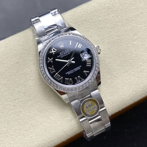 【ARF製 2236搭載】ロレックスコピー M278384RBR-0001 デイトジャスト 31mm ブラック 新品仕上げ済