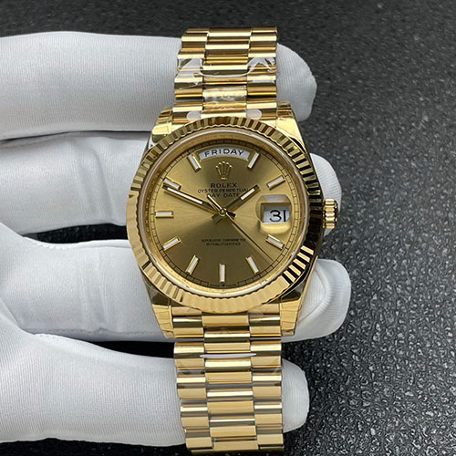 ロレックススーパーコピー時計 デイデイト 228238 シャンパン 圧倒的に綺麗 GM製造