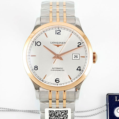 AF製 ロンジンコピー レコード L2.821.5.76.7 シルバー文字盤 自動巻き愛用者