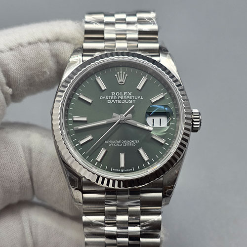 VS工場製 ロレックスコピー M126234-0051 デイトジャスト 36mm グリーン 優れた精度