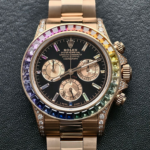 【加重版 砲金】BDS工場 ロレックスコピー時計 コスモグラフ デイトナ 116595RBOW 佐川急便