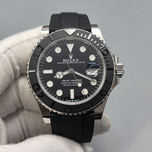 【ARF製加重版】ロレックスコピーM226659-0002 ヨットマスター 42mm ブラック文字盤 Cal.3235