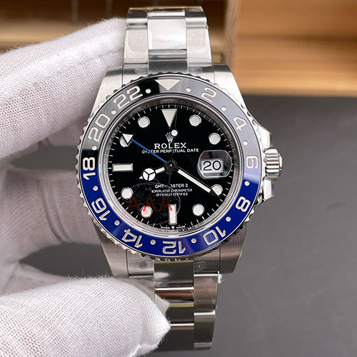【VS工場 最高精密】 ロレックススーパーコピー時計M126710BLNR-0003 GMTマスター II  タントン3285搭載(バットマン)