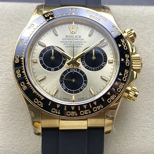 QF製加重版 ロレックスコピー時計 デイトナ Ref.126518LN ゴールデン  超人気NO.1
