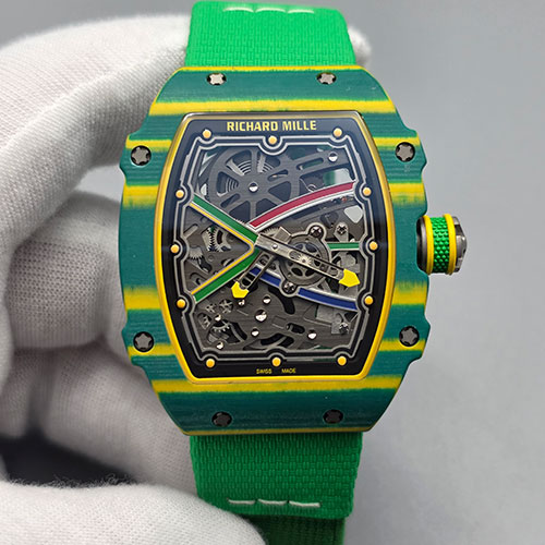 (XT工場)リシャールミル  RM67-02 CA-FQ 電池式ウェイド・バンニーキルク スプリント 安値スーパーコピー時計