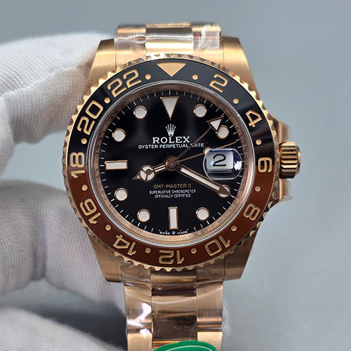 3地域表示時計ロレックスGMTマスター M126715CHNR-0001(C＋製造工場)