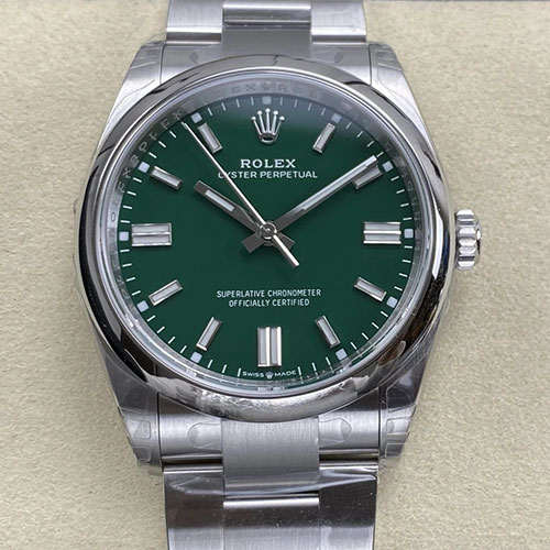 VS製 ロレックスコピー M126000-0007 オイスターパーペチュアル 36mm グリーン 精巧に製造