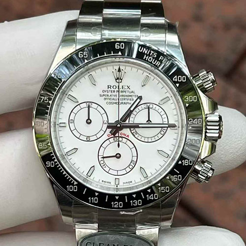 【CLEAN PLUS工場 4131搭載】ロレックスコピー コスモグラフ デイトナ 40mm ホワイト M126502-0001