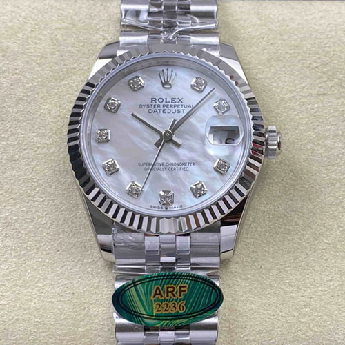 【ARF製 2236搭載】ロレックスコピー M278274-0006 デイトジャスト 31mm シェル 決定的瞬間