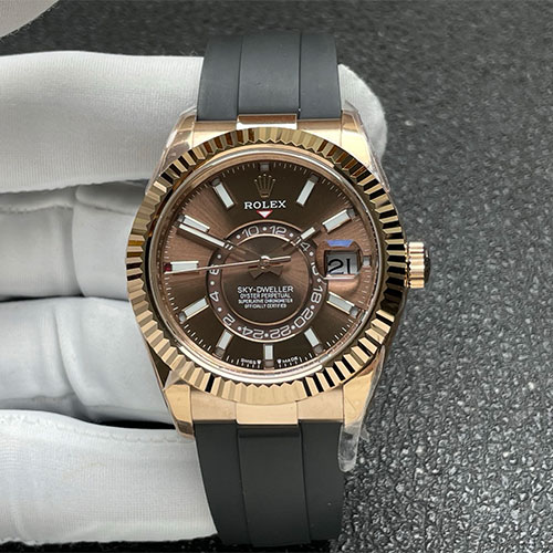 【加重版 ロレックスコピー】 M336235-0004スカイドゥエラー 42mm B工場 チョコレート