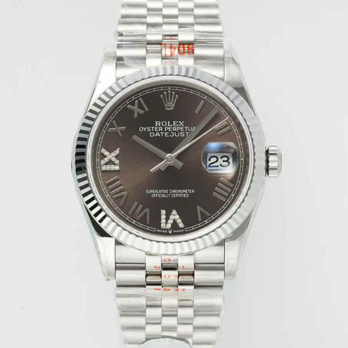 【TW製 超大人気】  ロレックスコピー M126234-0071 デイトジャスト 36mm ダークグレー